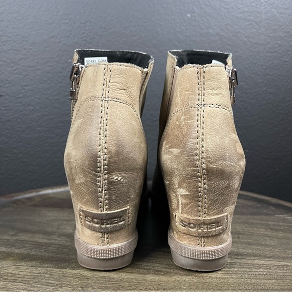 Sorel Joan Of Arctic II Zip Wedge Booties Size 9 Women - Picture 8 of 12